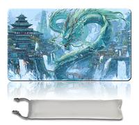 MTG Alfombra de Juego Premium XXL para TCG/CCG/MTG (60x35cm) - Diseño de Fantasía de Alta Resolución - Alfombra de Goma Antideslizante (No Zone,mtg50-2)