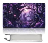 MTG Alfombrilla de juego - 60 cm x 35 cm, arte original, alfombra de juego TCG antideslizante con base de goma y bordes cosidos, Commander TCG Rollbar y plegable (Sin zona, mtg49-1)
