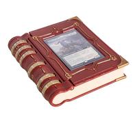 MTG Commander EDH Zona de Mando/Command Zone Tray para Magic The Gathering - Contadores de Vida, Hechizos y Daño. Guarda Dados y Fichas (hasta 30 Cartas) - Accesorio MTG (Rojo)