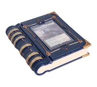 MTG Commander EDH Zona de Mando/Command Zone Tray para Magic The Gathering - Contadores de Vida, Hechizos y Daño. Guarda Dados y Fichas (hasta 30 Cartas) - Accesorio MTG (Azul)