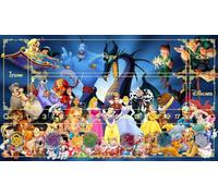 MTG Decks & More Tapete de juego de colección premium compatible con Disney Lorcana TCG - Personajes de Disney