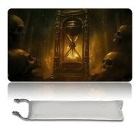 MTG MTG PlayMat - Alfombra de juego MTG (60 cm x 35 cm, arte original, antideslizante, con base de goma y bordes cosidos, Commander TCG Rollbar y plegable para tarjetas (no zona, mtg48-8)