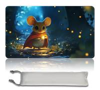 MTG MTG PlayMat - Alfombra de juego TCG MTG (60 cm x 35 cm, arte original, antideslizante, con base de goma y bordes cosidos, tapete enrollable y plegable para cartas Commander TCG (No Zone, mtg48-1)