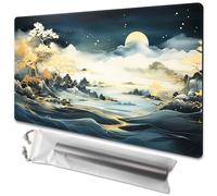 MTG Playmat Tamaño 61.0 x 35.6 cm, bolsas de almacenamiento gratis, parte trasera antideslizante, ideal para entusiastas de juegos de cartas TCG (sueño otoñal, sin cubierta)