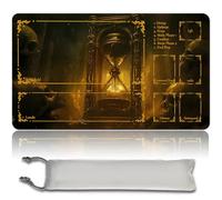 MTG Spielmatte MTG PlayMat - 60 cm x 35 cm, Arte original, alfombra antideslizante para TCG con fondo de goma y bordes cosidos, Commander TCG Enrollable y alfombra de cartas plegable (with Zone, mtg48