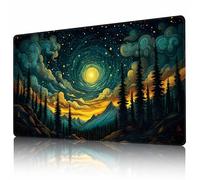 MTG Tapete de Juego de 24" x 14" con Bordes cosidos y Superficie de Goma Suave para Juegos de Cartas, tapete de Juego Antideslizante con Bolsa de Almacenamiento Gratuita