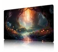 MTG Tapete de Juego de 24" x 14" con Bordes cosidos y Superficie de Goma Suave para Juegos de Cartas, tapete de Juego Antideslizante con Bolsa de Almacenamiento Gratuita