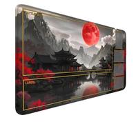 MTG - Tapete de juego para MTG TCG de 24 x 14 pulgadas, con tinta de cartas coleccionables con bolsa de almacenamiento, superficie de goma lisa, juego de batalla
