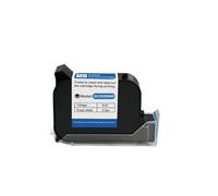 MTGUIWF DCODE 6900 Impresora de inyección de Tinta térmica portátil de 12,7 mm Cartucho de Tinta solvente de Secado rápido Compatible con Impresora portátil Tinta Negra(1PC)