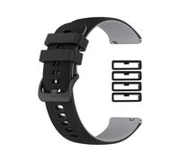 MTHGH 20 mm Correa de reloj con cierre rápido para reloj inteligente + 4 anillos de sujeción, Pulsera para Samsung Active 2, silicona band suave de repuesto para Samsung Gear S3/S4