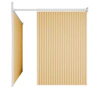 MTHGH Cortina divisoria para Habitaciones，con Barra telescópica，Bloque divisorio para Dormitorio, Cortina divisoria sin Taladro, Cortina Opaca Divisor de habitación, Dormitorio(A6,2.6m/3.1m)