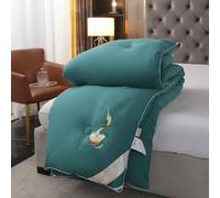 MTHGH Edredones Invierno, Edredón De Invierno Grueso Relleno De Seda De Morera, Manta De Invierno Tamaño Matrimonial, Edredón Grueso De Invierno, Edredón Acolchado Reversible.(*6,200x230cm/2kg)