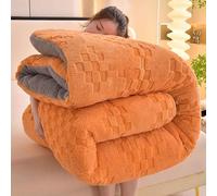 MTHGH Olcha Invierno Edredon Comforter,Manta Gruesa Invierno Cálido Polar, Reversible,Edredon Borreguito,Edredones Sherpa,Cálido Edredón De Invierno Grueso(*1,200 * 230cm/4kg)