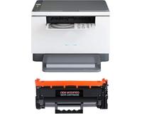 MTI M209D - Paquete de impresora láser monocromática dúplex automática con 1 cartucho de tóner MICR 134A W1340A modificado OEM (2 artículos)