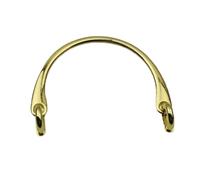 MTKSFDC Cierre Bolsos Crochet Marco de Metal for Bolso, 2 uds., Asas for Bolso, Accesorios for Bolso de Mano, Cierre de Bolso DIY, Asas Redondas de Metal for Bolso, herrajes for Bolsos(Gold)