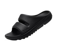 MTKSFDC Zapatillas Casa Mujer Verano Sandalias planas for mujer Zapatillas Casa antideslizante al aire libre Diapositivas de playa unisex Respiración ortopédica suave