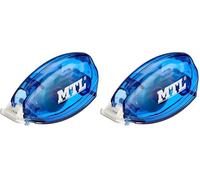 MTL 30278 - Pegamento en cinta doble cara, 8 mm x 10 m, surtido:colores aleatorios (Paquete de 2)