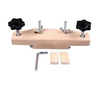 Mtlavhery Guitar Bridge Clamp Aluminum y construcción de madera para trabajos de mantenimiento y reparación de guitarra