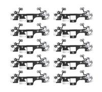 Mtlavichness 10 UNIDS Película Conductora Teclado Flex Cable L R Palos Analógicos Accesorios de Reparación de Piezas de Película Conductora para Controlador V3.0