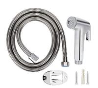 Mtlavichness G1/2in Juego de rociador de bidé de mano Diseño ergonómico Agarre cómodo Rociador de ducha portátil para inodoro Mujeres Partes privadas Piso Ducha para mascotas