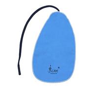 Mtlavichness hombre hecho gamuza paño de limpieza para instrumentos musicales Ideal para la limpieza dentro del tubo de Sax flauta Piccolo y clarinete color al azar entrega (Azul)