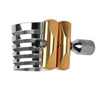 Mtlavichness Ligadura de saxofón de acero inoxidable Ideal para el mantenimiento de bricolaje de saxofones alto Un accesorio duradero y versátil para jugadores de saxo Hecho de (Voz alta)