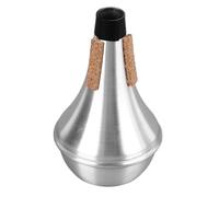Mtlavichness Trompeta Práctica Mute Aleación de aluminio ligera y estable Diseño de corcho suave para práctica silenciosa Ideal para principiantes y profesionales con 60 70% de