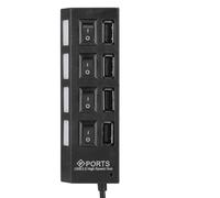 MTLAVISH Multiport USB2 0 HUB Alta Velocidad El Adaptador de división USB para una conectividad Mejorada en PCS Desktops computadoras portátiles Este 4 Puertos USB Cubre USB
