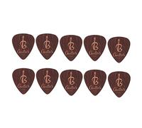 MTLAVISHE 10pcs Picks de guitarra Celluloid Music Accesorios para instrumentos acústicos Classical Electric Bass 071 mm Patrón de nota musical (0.71mm note pattern)