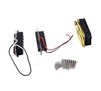 MTLAVISHE Guitar Pickup Juego excelente material de metal y plástico Suena transparente cálida adecuada para varios estilos musicales y estilos de reproducción de piezas de