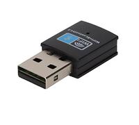 MTLAVISHE WiFi Adaptador 11N Tecnología con transmisión rápida y diseño Elegante para Juegos Viendo películas y Actividades diarias La Interfaz USB 2.0 admite múltiples s