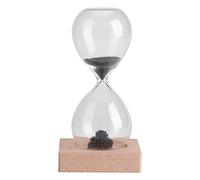 MTLAVISHERSHERSH Magnetic Sand Timer Juguete Una diversión y reinvención con archivos de hierro magnético y decoración de escritorio 18 30 segundos Tiempo de hora 14 * 6cm de
