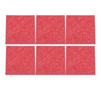 MTLAVISHERSISH Sound Absorbing Polyester Fiber Paneles de silenciamiento de fuego insonorizado Idea Ideal para el estudio de grabación de la habitación del piano Kindergarten y (Rojo)