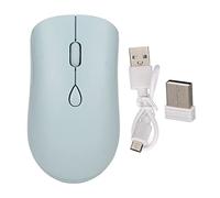 MTLAVISHESS 2.4G Bluetooth inalámbrico 5.2 Ratón ergonómico silencioso con batería Recargable de 1600 ppi para escritorios y computadoras portátiles de Oficina Ideales para (Azul)