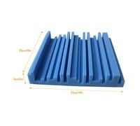 MTLAVISHIS de alta densidad Aislamiento de sonido Excelente característica de retardante de fuego ideal para estudios KTV Broadcasts Home Teaters Six Pieces 10 por 10 por 2 (12pcs)