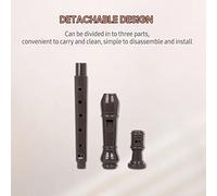 MTLAVISHIS J32 ABS Soprano Descant Recorder Un estilo ligero duradero fácil de jugar para niños y adultos 8 agujeros g llave de llave con varilla de limpieza