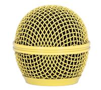 MTLAVISHIS Mic Reemplazo de reemplazo de malla Micrófono cabezal de rejilla para SM58S SM58LC Beta58 Beta58a SA M30 SV100 UT2 PGX24 SLX4 (Oro)