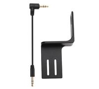 MTLAVISHISH Acción Cámara Mic Mic Monte Montaje de aleación de Aluminio Micrófono Micrófono Soporte Externo con Cable para X4 Panoramic Sports Camera