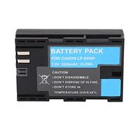 MTLAVISHISH Alto 7D 9 × 5 × 3 Batería Recargable Batería E6NH 2250mAh para R5 R6 90d 60d 70d 80d II III IV IV 6D II 7D II II