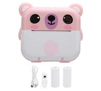 MTLAVISHISMIS de cámara Digital de impresión instantánea para niños Ideal para cumpleaños y Navidad Multifuncional con 1080p píxeles 2 Pulgadas 320x240 TFT y batería de 1000 mAh (Rosado)