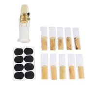 MTLAVISHISS Kit de portavoz de saxofón saxófono Alto conjunto completo con sonido claro y material confiable para varios géneros de rendimiento adecuados para principiantes y