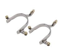 Mtlavishness 1 par de espuelas de Caballo de Acero Inoxidable exquisitas espuelas de Botas ecuestres de Vaquero para Entrenamiento de Caballos competición Ecuestre