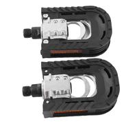 Mtlavishness 1 par de Pedales Plegables Ligeros para Bicicleta de Carretera, Accesorio de Repuesto para Bicicleta con diseño Antideslizante y Banda de Rodadura Ancha para