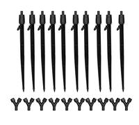 Mtlavishness 10 Piezas Gotero De Riego Ajustable Emisores De Goteo De Nebulización De Jardín En Forma De Y para Jardín De Césped con Amplia Cobertura De Rociado Y Construcción De