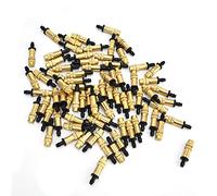 Mtlavishness 100PCS Boquilla atomizadora de Cobre de un Solo Gancho rociador de riego por Goteo para Cobertura de nebulización de 360 Grados en Manguera 4 7 Adecuado para