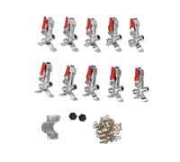 Mtlavishness 10PCS Atomizing Spray Nozzle Set Zinc Alloy Agricultural Plant Water Misting Fan Nozzle for Tractor Lawn Landscaping Irrigation