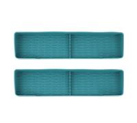 Mtlavishness 2 estantes magnéticos de silicona para estufa, a prueba de deslizamiento, para horno, especias con tablero de grasa desmontable para suministros de cocina, color (Verde)