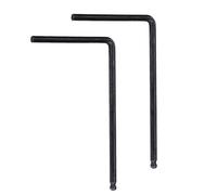 Mtlavishness - 2 llaves Allen para barra de armadura de guitarra acústica, construcción de acero resistente y duradera, ideal para ajustar el mástil de la guitarra con orificios (4 mm/0.16 pulgadas)