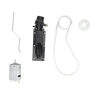 Mtlavishness 380 Motor Bomba de Chorro de Agua Hélice de pulverización Control Remoto Accesorios para Barcos RC Piezas Negro |Maniobrabilidad Mejorada |Navegación en Aguas Poco (Negra)