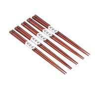 Mtlavishness 5 pares de palillos de madera, vajilla para olla caliente, hogar, restaurante, 9,3 pulgadas